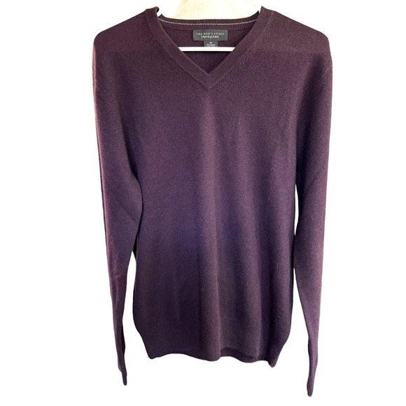Bloomingdale's Other - The Mens Store Bloomingdales Mens 100% Cashmere Sweater Size M WPL10167 Raisin